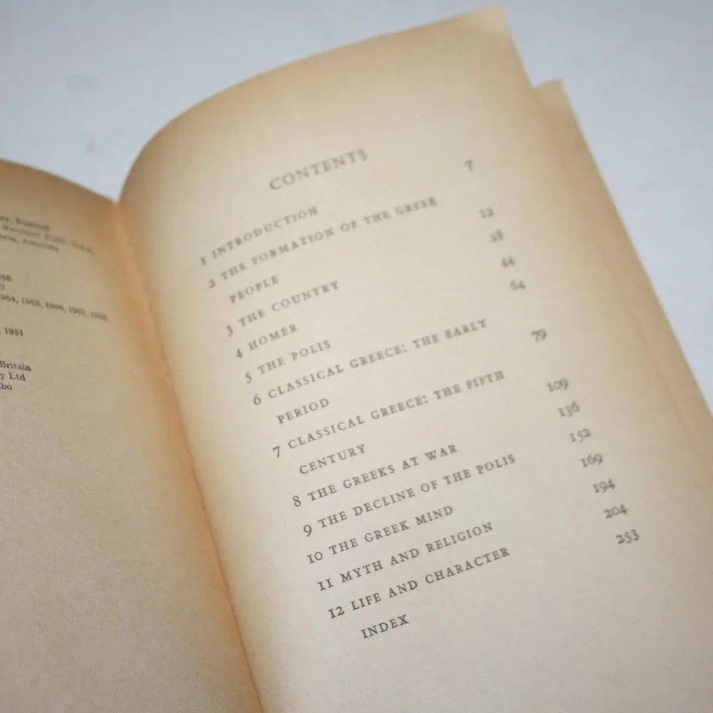 🏛️ The Greeks · H. D. F. Kitto · 1951 Vintage Paperback (Bd)